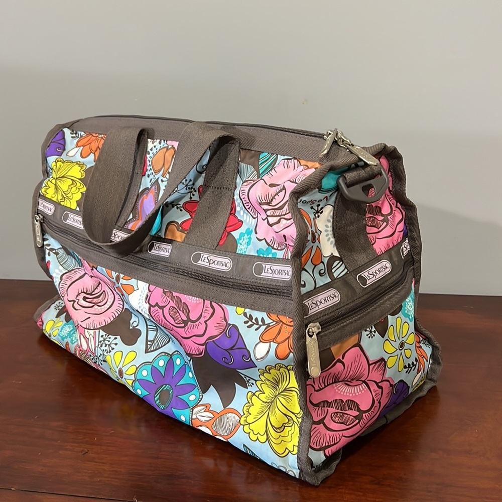 Lesportsac Floral Travel Deluxe Bag Gem